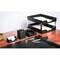 Dacasso Black Bonded Leather 8-Piece Desk Set DF-1403 - alternate 4